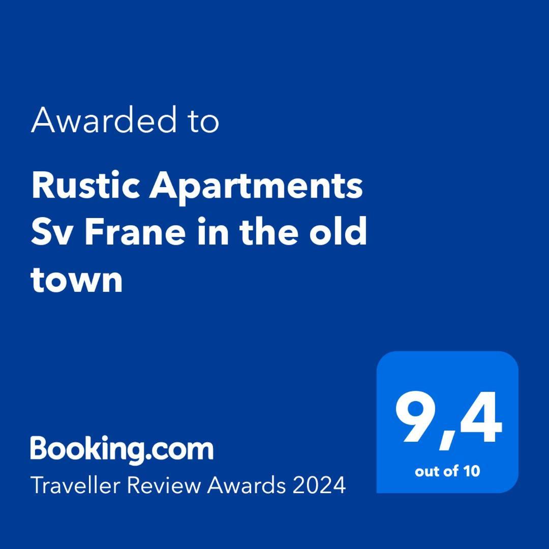 Rustic Apartments Sv Frane In The Old Town Шибеник Экстерьер фото